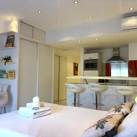 公寓 Palais Miramar - White Jardin - 20m *